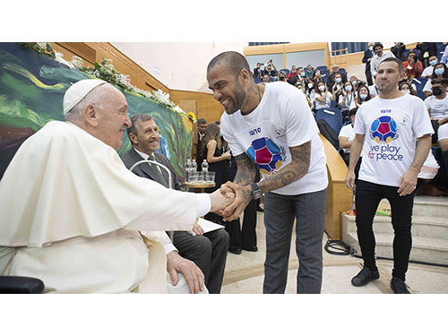 Popiežius Pranciškus susitiko su tarptautiniu mokyklų judėjimu