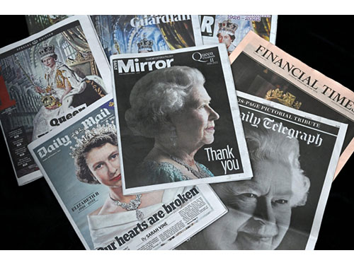 JK laikraščiai rašo apie liūdesį mirus karalienei